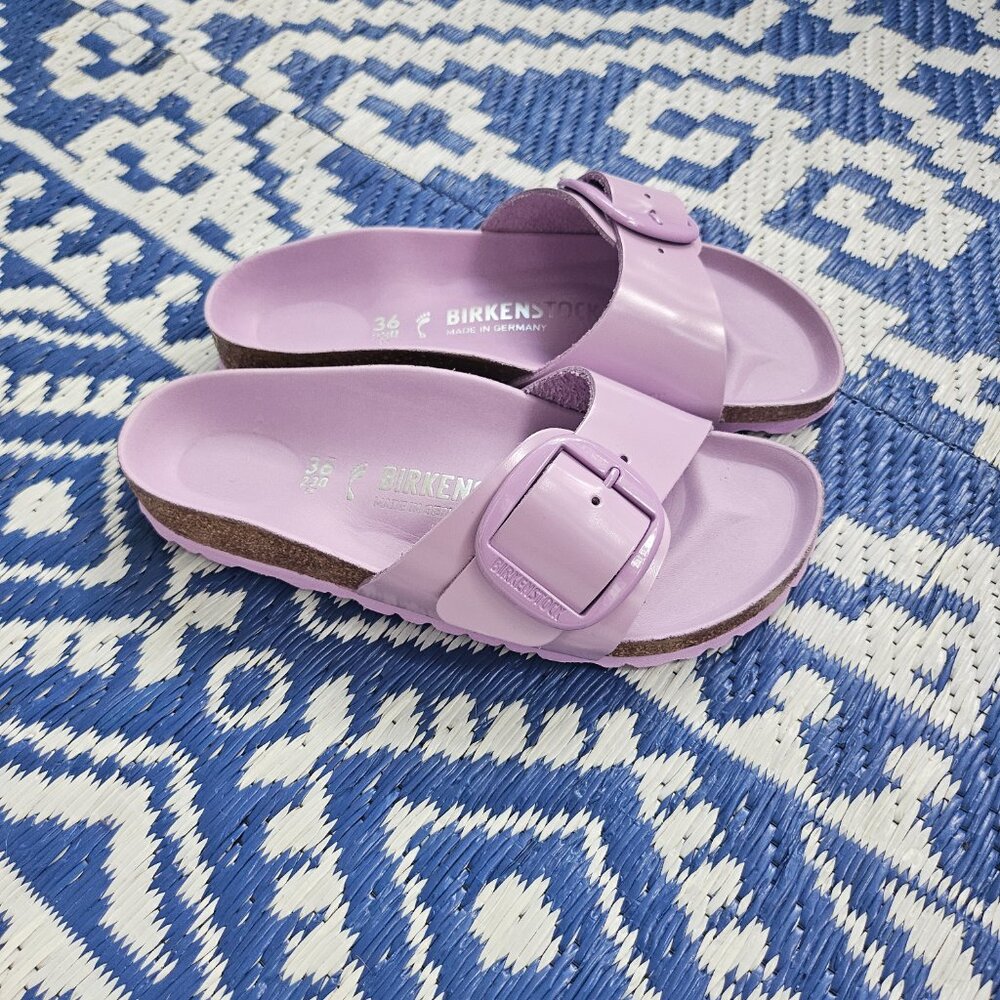 Birkenstock Madrid Big Buckle Women's Sandals Purple EU 36